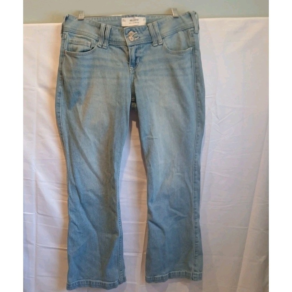 Hollister Low Rise Boot Cut Light Blue Jeans Women's Size 10s